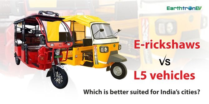 E-rickshaws vs. L5 vehicles: Which is better suited for India's cities?