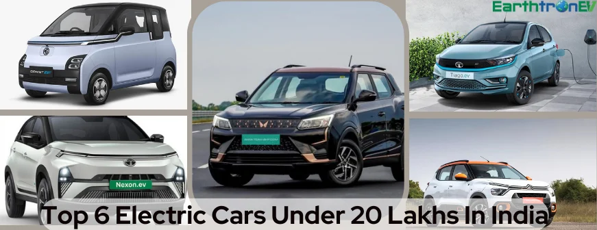 10 Best Electric Cars Under ₹20 Lakh in India (2026)