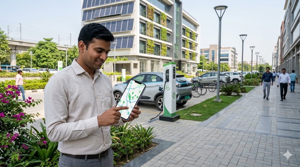 Digital Maps and Charging Apps