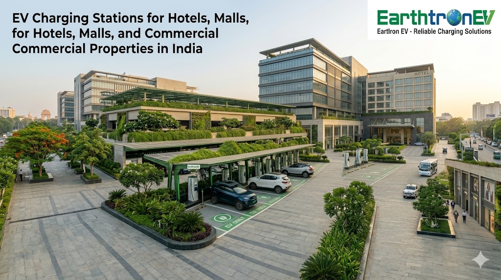 EV Charging Stations for Hotels, Malls, and Commercial Properties in India
