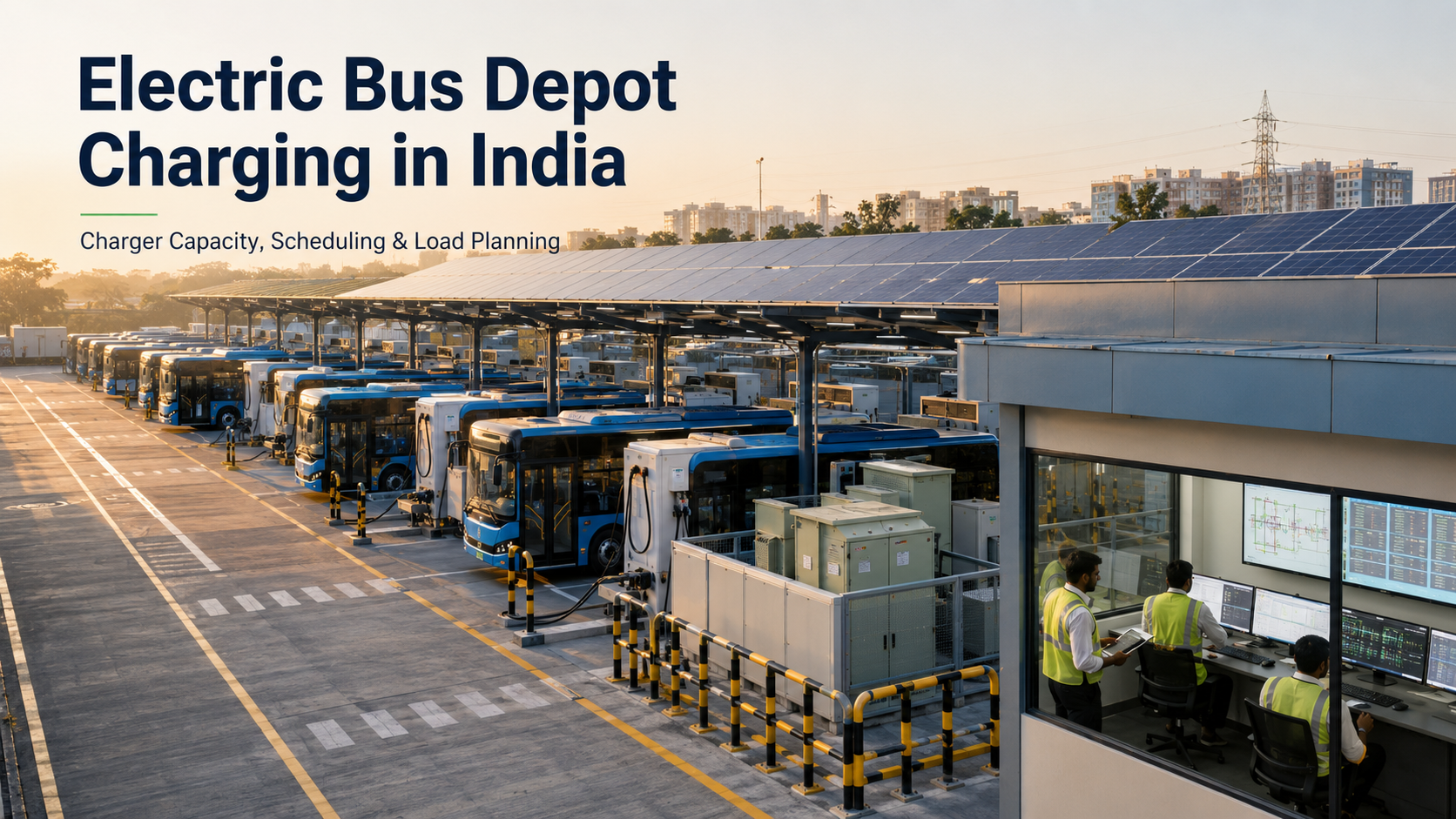 Electric Bus Depot Charging in India: Charger Capacity, Scheduling and Load Planning