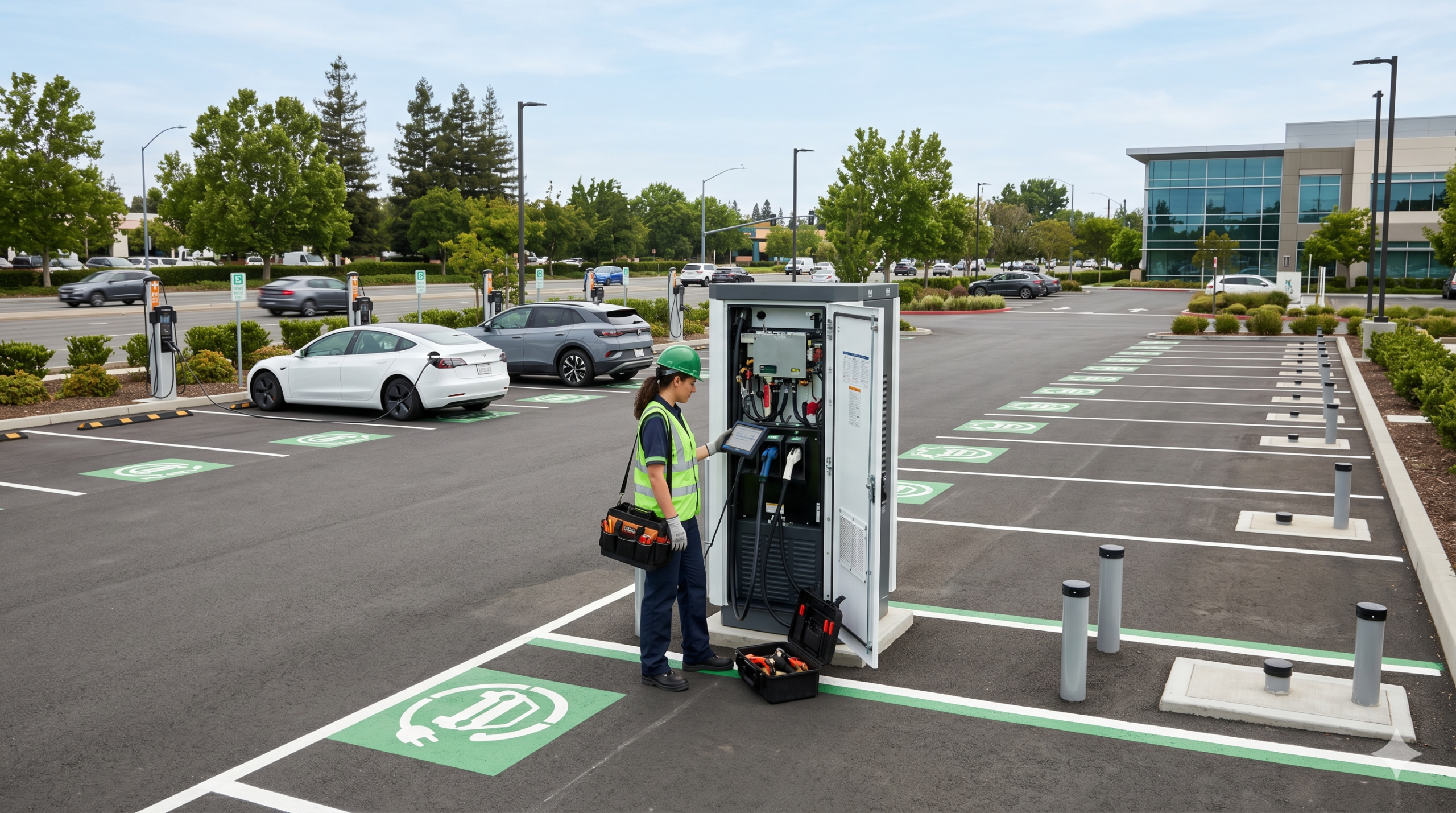 Future expansion planning for an EV charging station