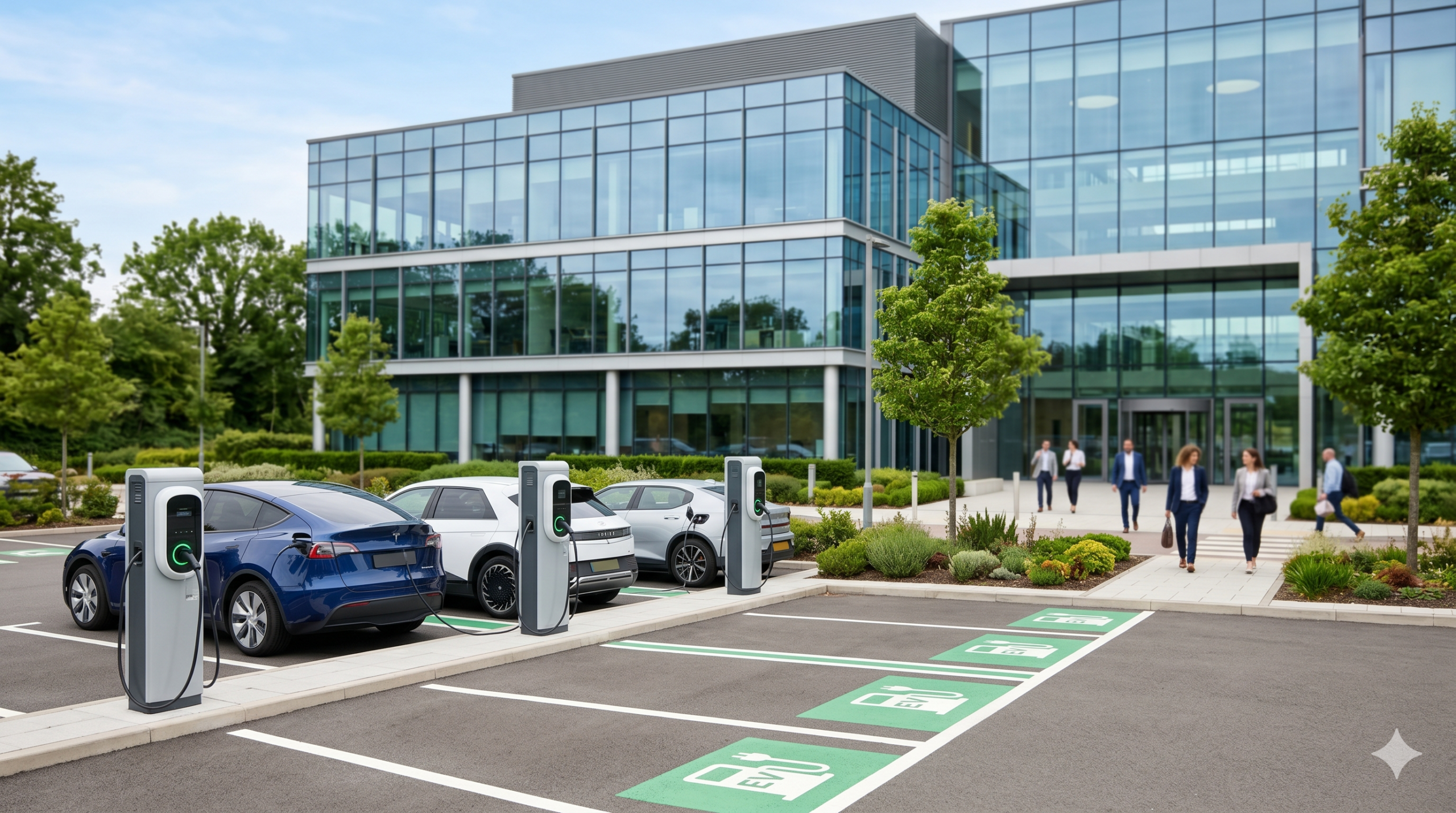 AC Chargers for Offices and Commercial Buildings