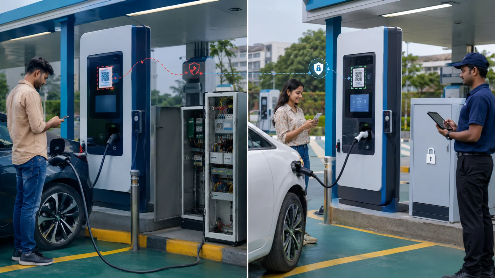 Common Cybersecurity Risks for EV Charging Stations