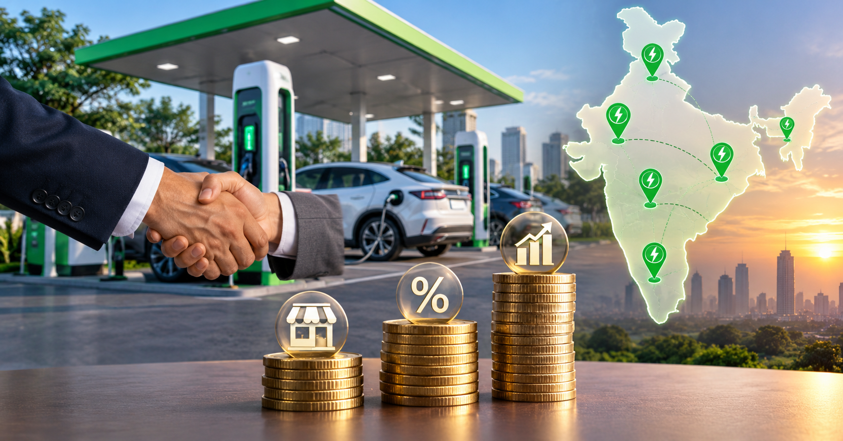 Franchise Fee, Royalty or Revenue Share: How EV Charging Station Franchises Get Paid in India